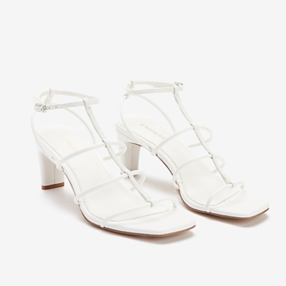 NWT Express Block Heel Sandals